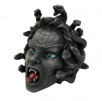 Medusa Head Cold Cast Resin Statue