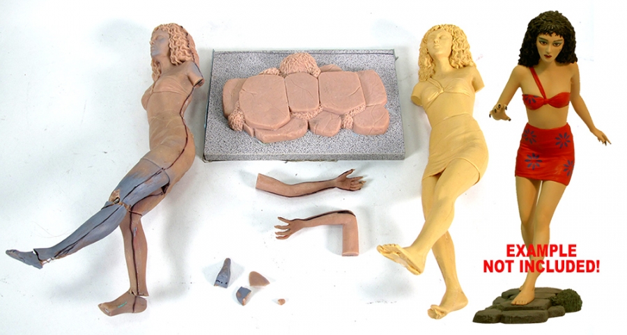 Panther Woman 1967 1/6 Scale Master Sculpt for Model Kit - Click Image to Close