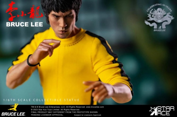 Bruce Lee 50th Anniversary 1/6 Scale Statue (Deluxe Ver.) Bruce