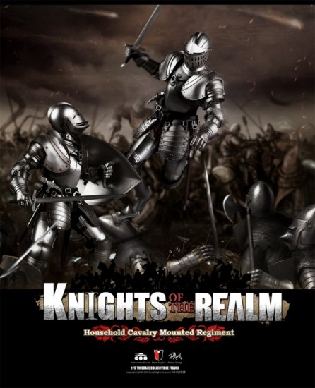 Knights Of The Realm Cavalry Mounted Regiment Set 1/6 Scale Figure