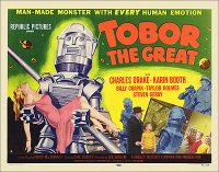 Tobor the Great 1954 Style "A" Half Sheet Poster Reproduction