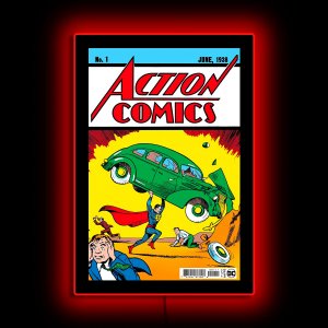 Superman Action Comics LED Light Up Poster