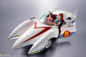 Speed Racer Mach 5 1/18 Scale Tamashi Nations Chogokin Die Cast Replica by Bandai Japan