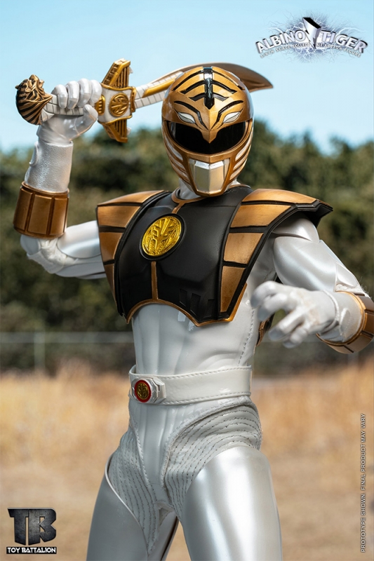 Albino Tiger 1/6 Scale Figure White Ranger by Toys Battalion - Click Image to Close