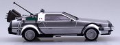 Back to the Future Part I 1/43 Scale Pull-Back DeLorean Time Machine Model Kit by Aoshima