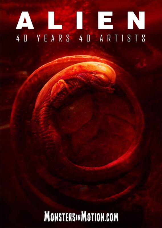 Alien: 40 Years 40 Artists Hardcover Book - Click Image to Close