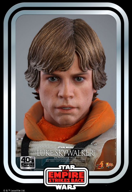 Star Wars Empire Strikes Back Luke Skywalker Snowspeeder Pilot 1/6 Figure by Hot Toys - Click Image to Close