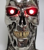 Terminator 2 Judgement Day Endoskeleton Endoskull Head T-800 Prop Replica by Hollywood Collector's Gallery