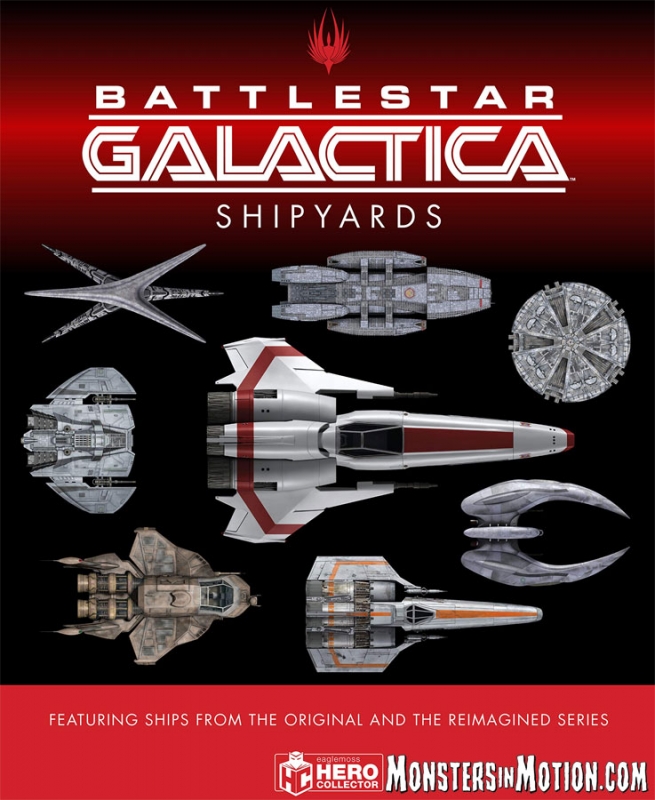 Battlestar Galactica Ships of Battlestar Galactica Hardcover Book - Click Image to Close