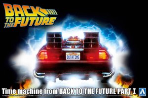 Back To The Future Part I DeLorean Time Machine 1/24 Scale Model Kit Aoshima