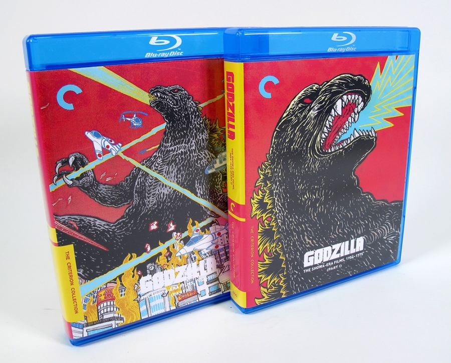 Godzilla Showa Era Blu-Ray Criterion Replacement Cases (NO DISCS INCLUDED) - Click Image to Close