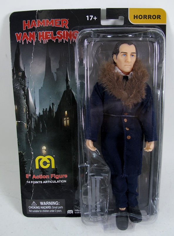 Van Helsing with CANDLESTICKS Hammer Films 8 Inch Mego Figure Peter Cushing NOT MINT - Click Image to Close