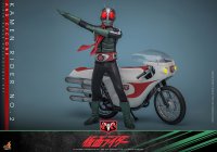 Kamen Rider No. 2 with Cyclone Motorcycle 1/6 Scale Figure Set by Hot Toys