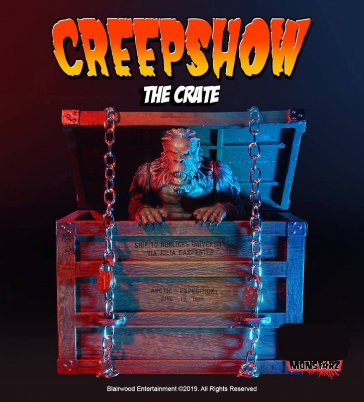 Creepshow The Crate with Fluffy 3.75" Scale Retro Action Figure by Monstarz - Click Image to Close