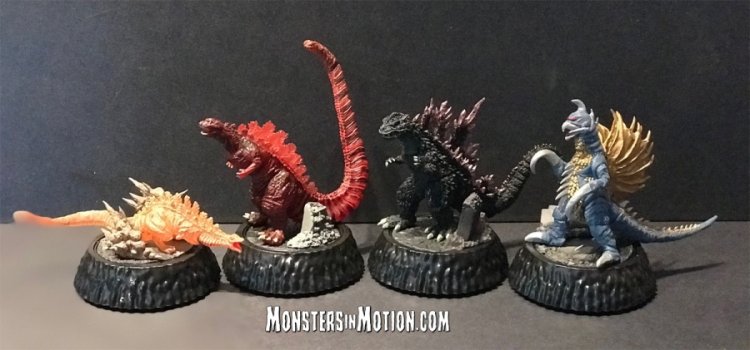 Godzilla HG D+ Vol. 3 Figures 4 Piece Set Shin Godzilla Godzilla