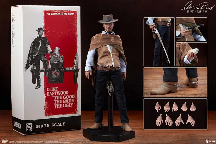 Man With No Name Clint Eastwood 1/6 Scale Figure - Click Image to Close