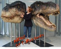 T-REX (open jaw) - Life-size Collectible Statue