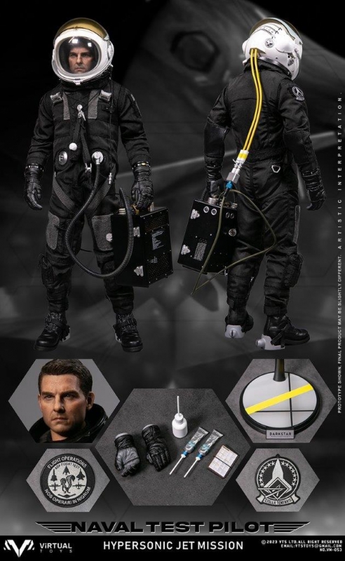 Hypersonic Jet Mission Naval Test Pilot 1/6 Scale Figure - Click Image to Close