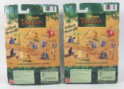 Disney Tarzan Baby Tarzan & Kala and Clayton & Kerchak Figure Sets by Mattel