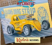 Keeler's Kustoms Yellow Fever Dragster 1/25 Scale Model Kit by Atlantis