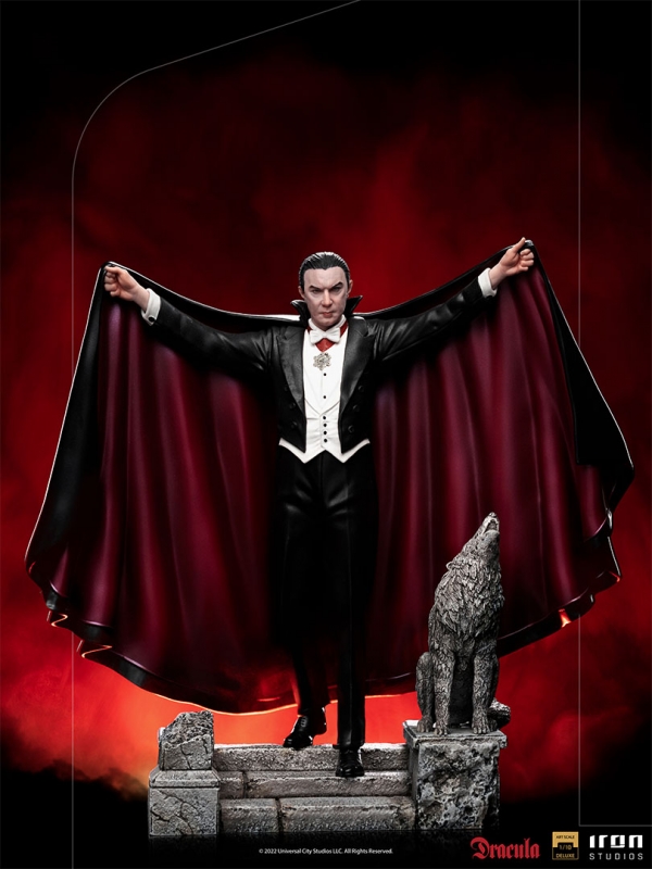 Dracula Bela Lugosi DELUXE 1:10 Scale Statue Universal Monsters - Click Image to Close