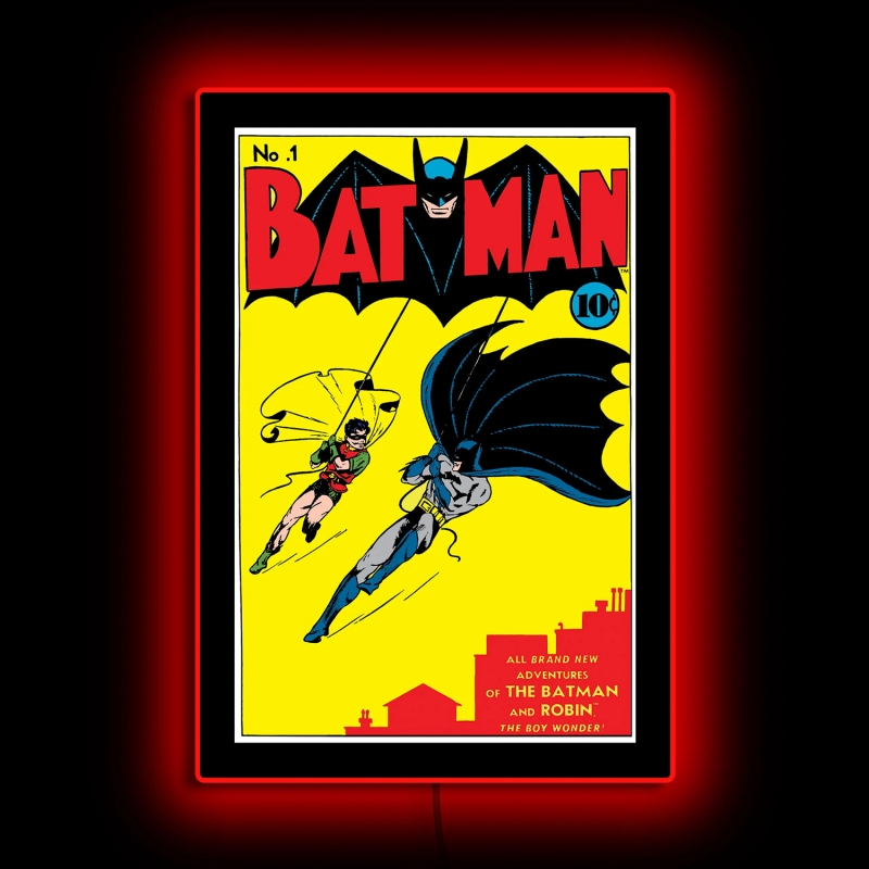 Batman No. 1 LED Light Up Poster - Click Image to Close