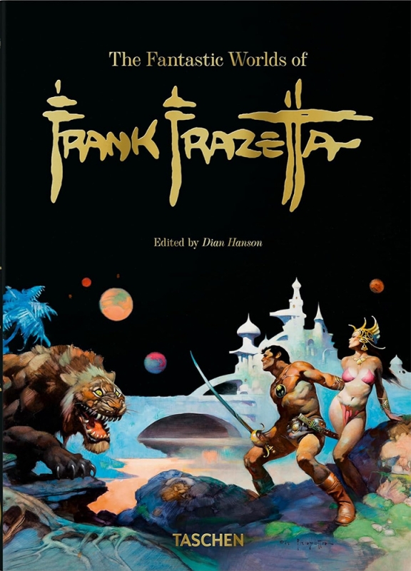 Fantastic Worlds of Frank Frazetta Hardcover Book - Click Image to Close