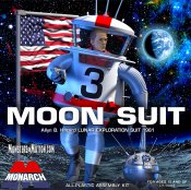 Moon Suit MK-1 Lunar Exploration 1/8 Scale Model Kit By Monarch