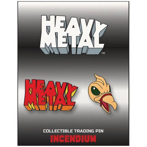 Heavy Metal The Movie 1981 Set C Lapel Pin 2-Pack (Logo and Taarna's Bird) - Click Image to Close