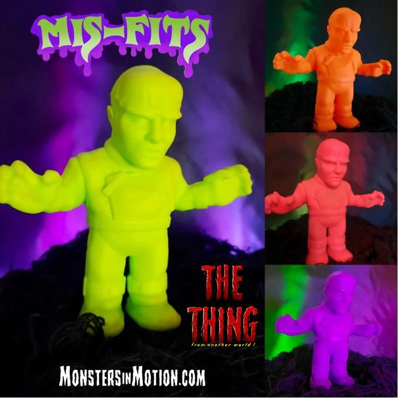 Thing From Another World Mis-Fits 4" Vinyl Figure by Hop Toys - Click Image to Close