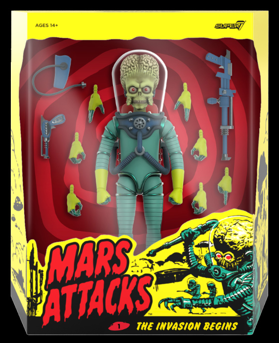 Mars Attacks (Invasion Begins) Ultimates Wave 1 Figure - Click Image to Close