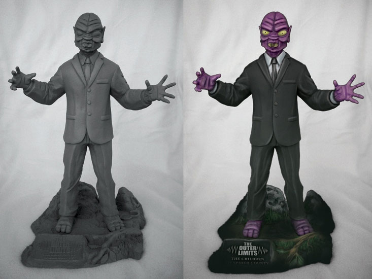 Outer Limits Eros The Children Of Spider County Resin Model Kit - Click Image to Close