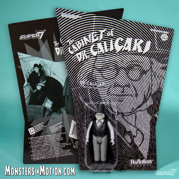 Cabinet of Dr. Caligari 3 3/4 Inch ReAction Figure - Click Image to Close