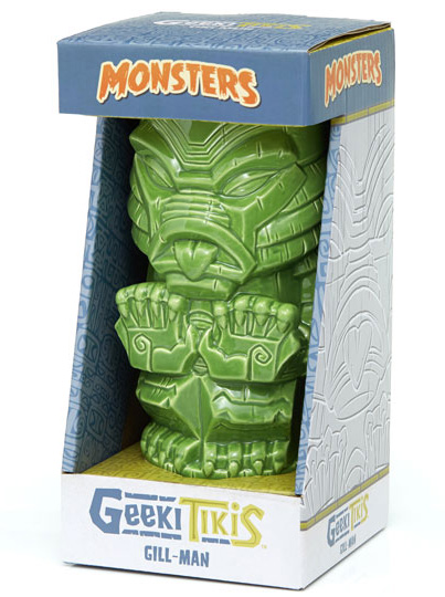 Creature from the Black Lagoon Gill-Man 18 oz. Universal Monsters Geeki Tiki Mug - Click Image to Close