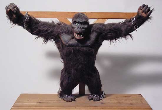 King Kong 1968 Marcel Delgado 20" Maquette Don Post - Click Image to Close