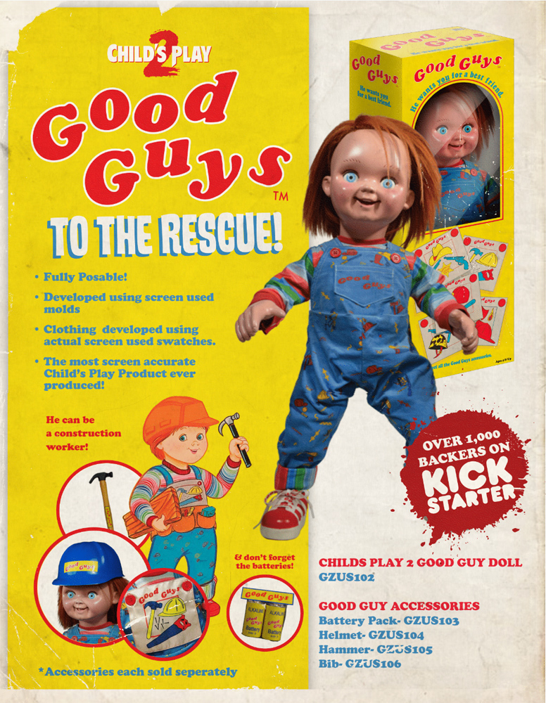 child's play 2 replica doll