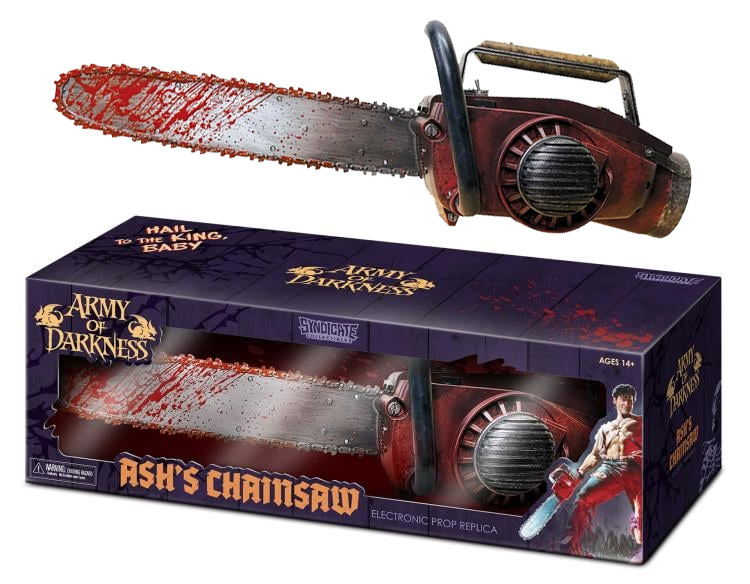 Army of Darkness Ash's Chainsaw Electronic Prop Replica - Click Image to Close