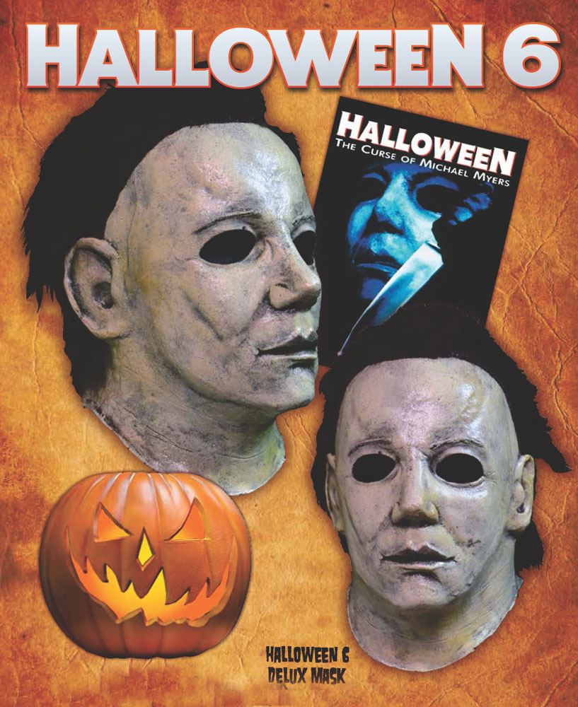 Halloween 6 Curse of Michael Myers Deluxe Latex Halloween Mask ...