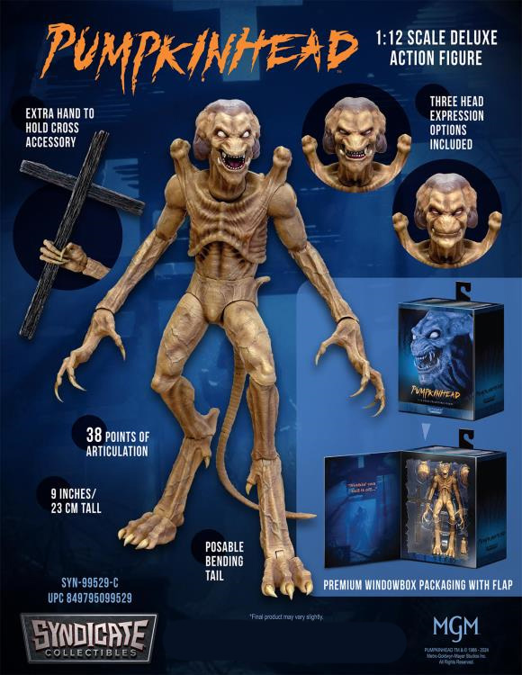 Pumpkinhead 1/12 Scale Deluxe Action Figure (9 Inches Tall) - Click Image to Close