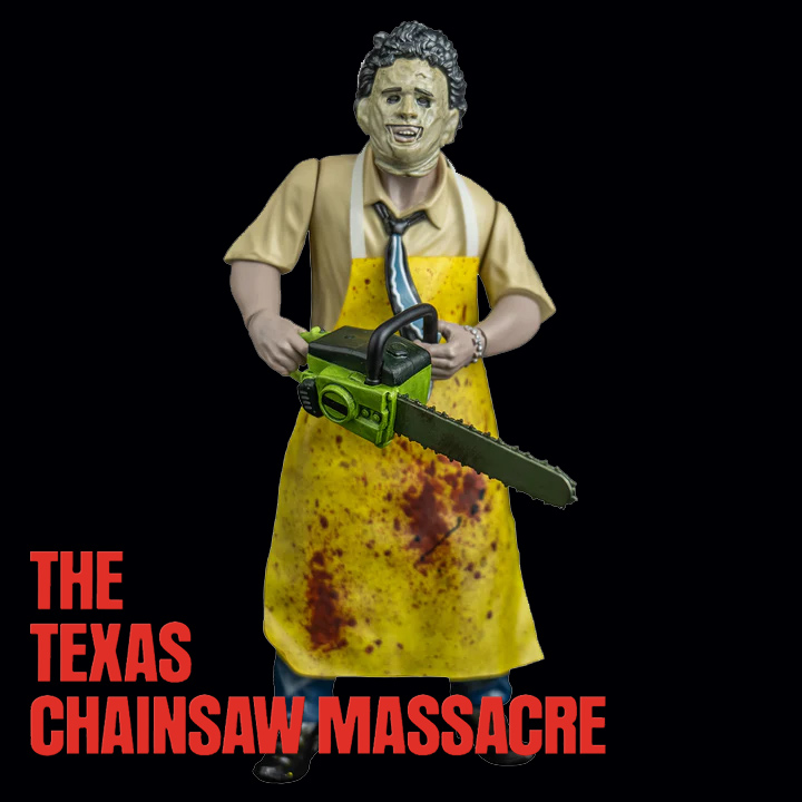 Texas Chainsaw Massacre (1974) Leatherface Killing Mask Version 5" Figure - Click Image to Close