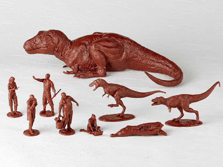 Tyrannosaurus and Researchers ARTPLA 1/35 Scale Model Kit - Click Image to Close