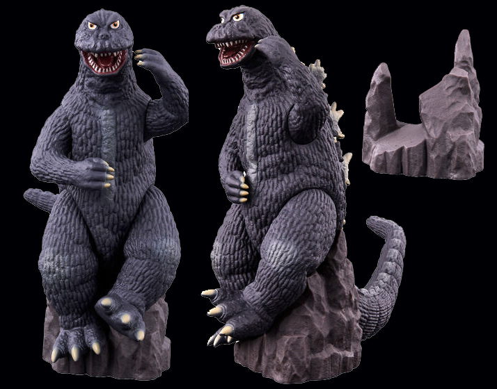 Godzilla 1965 Movie Monster Series Posing Godzilla Figure by Bandai - Click Image to Close