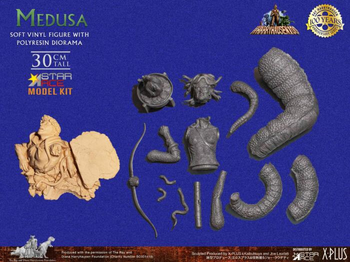 Clash of the Titans Medusa MODEL KIT by X-Plus Japan Clash of the 