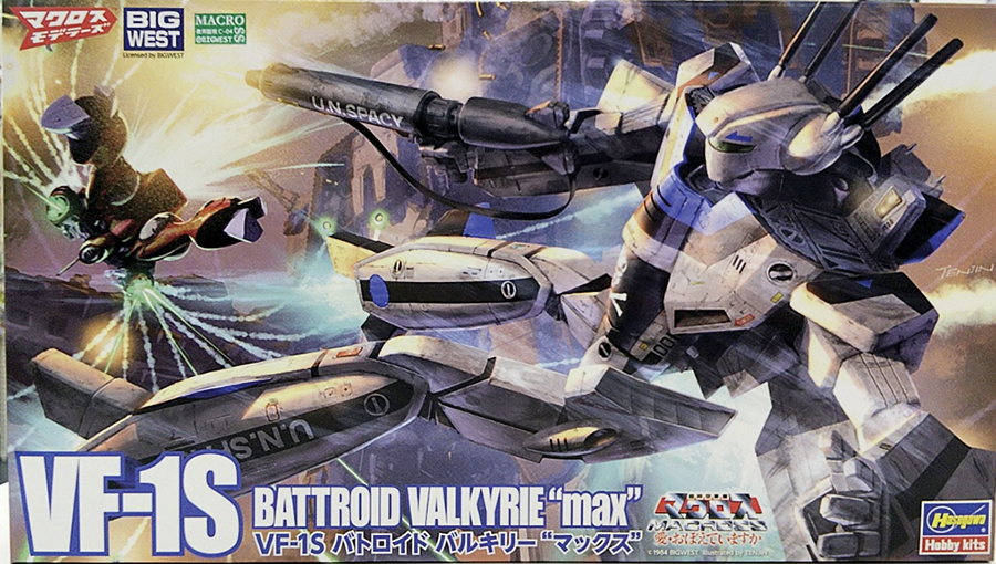 Macross Robotech VF-1S Battroid Valkyrie Max 1/72 Model Kit by Hasegawa Japan - Click Image to Close