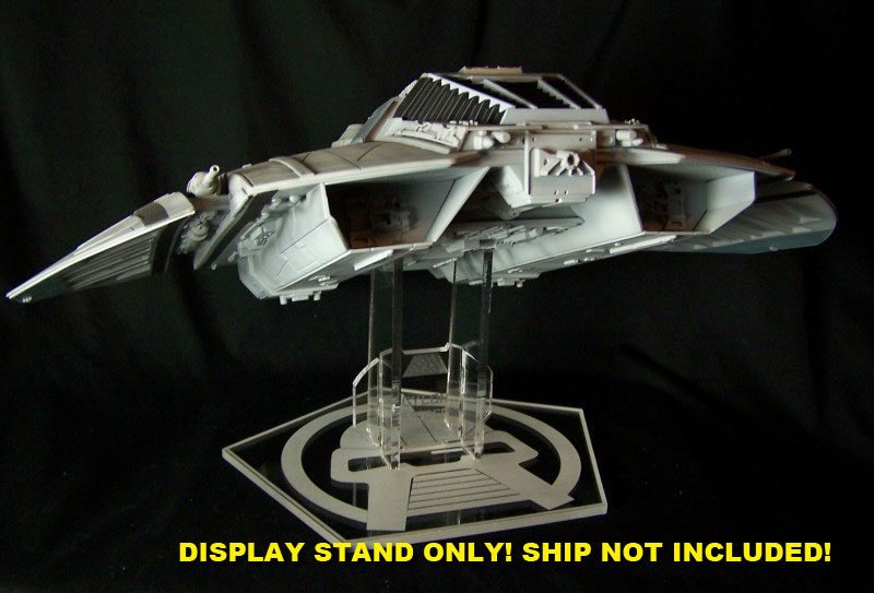 Battlestar Galactica 1978 Cylon Raider 1/32 Scale Model Display Stand for Moebius - Click Image to Close