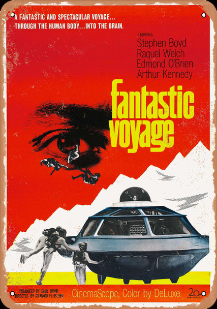 Fantastic Voyage 1966 11" X 14" Metal Sign - Click Image to Close