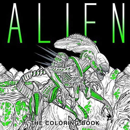 Download Alien The Adult Coloring Book Alien The Adult Coloring Book 14ba05 14 99 Monsters In Motion Movie Tv Collectibles Model Hobby Kits Action Figures Monsters In Motion