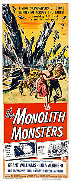 Monolith Monsters, The 1957 Insert Card Poster Reproduction - Click Image to Close