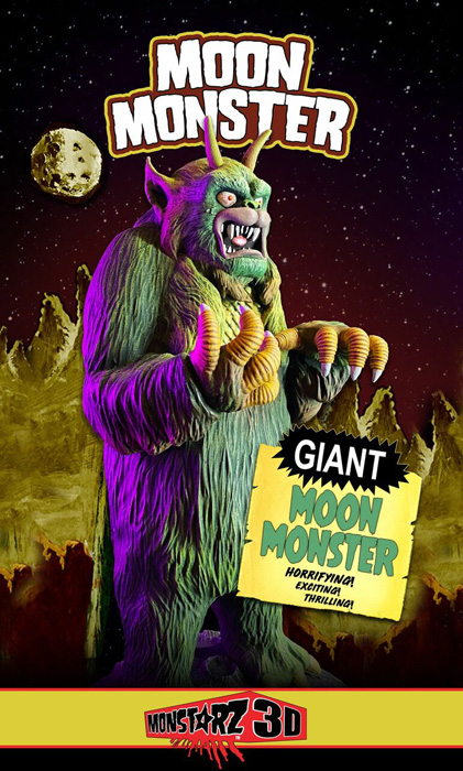 Moon Monster 3-D Maquette Statue - Click Image to Close