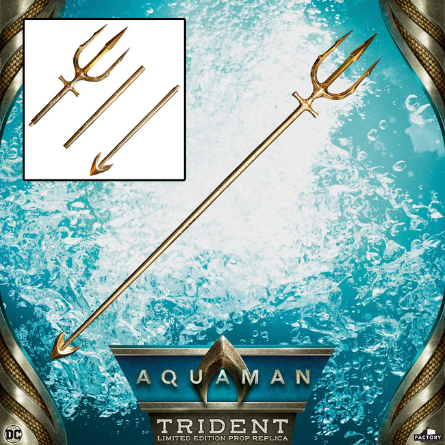 Aquaman 18 Hero Trident Limited Edition Prop Replica Aquaman 18 Hero Trident Limited Edition Prop Replica 161fe09 399 99 Monsters In Motion Movie Tv Collectibles Model Hobby Kits Action Figures Monsters In Motion